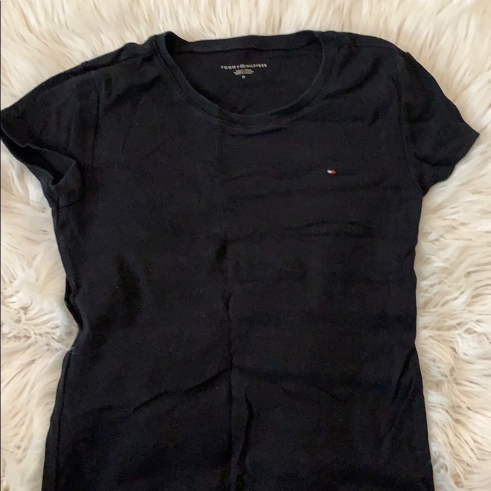Black Tommy Hilfiger top